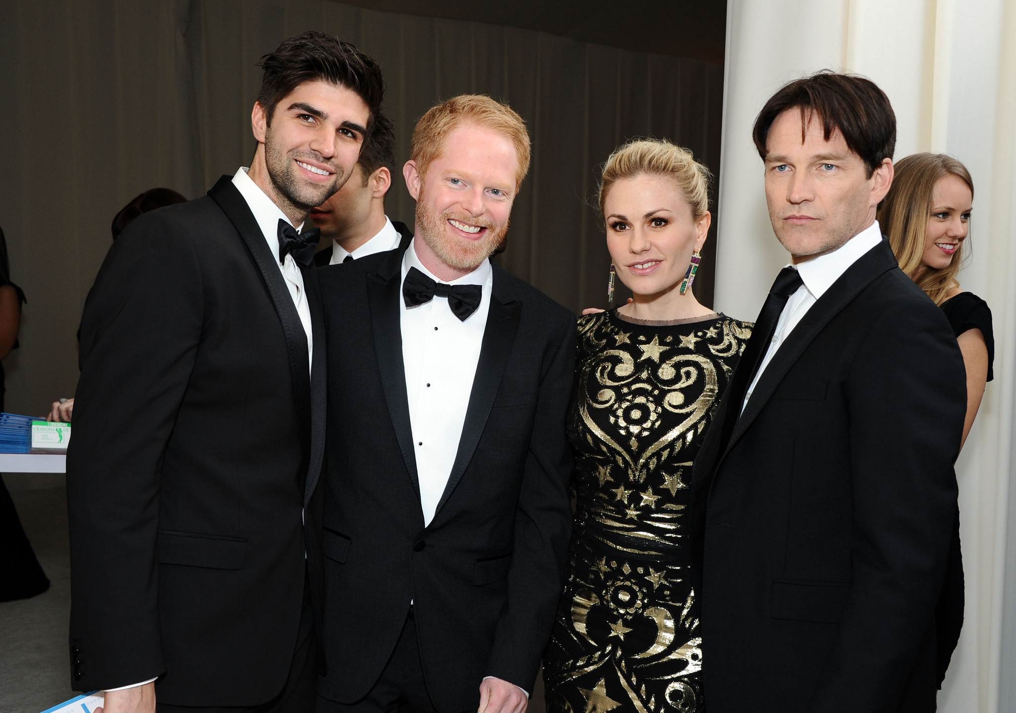 Anna Paquin, Jesse Tyler Ferguson, Stephen Moyer and Justin Mikita