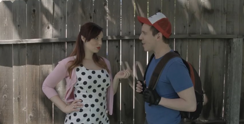 Briana Caitlin and Joshua Thomas in Lost Pokemon Episode-Adult Ash Ketchum (2014)