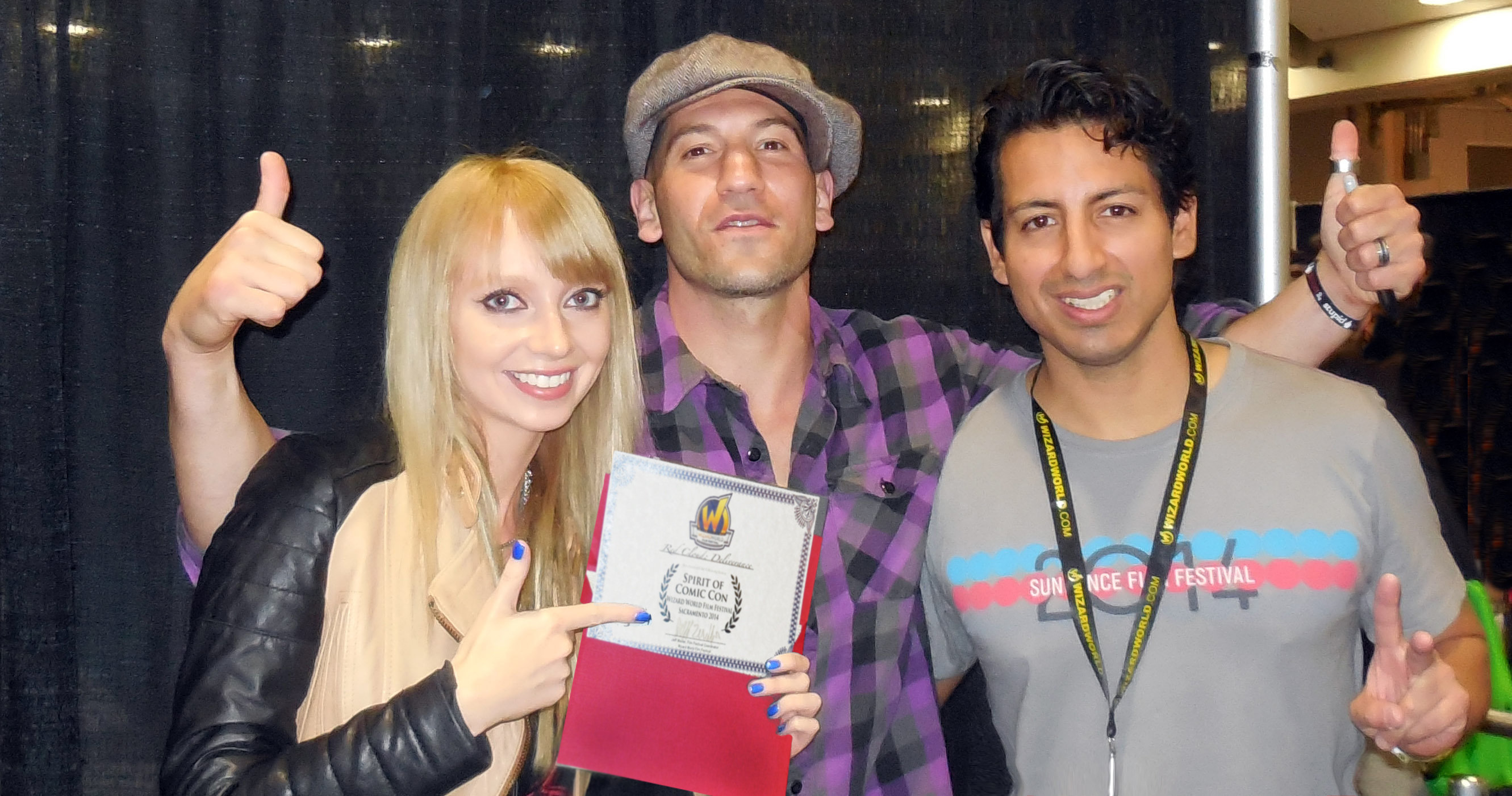 At Comic Con Sacramento 2014 where 