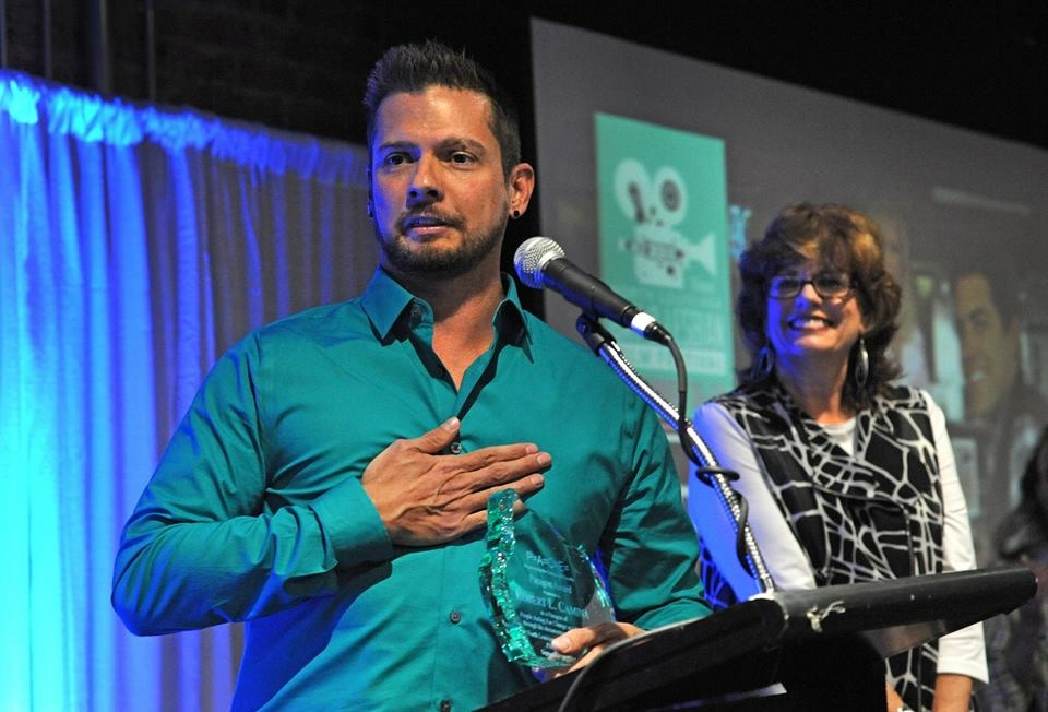 At the 2015 North Louisiana Gay and Lesbian Film Festival, P.A.C.E. presented Robert L. Camina with the Paragon Award as a paragon of People Acting for Change and Equality through his documentary filmmaking! I believe film is a powerful t