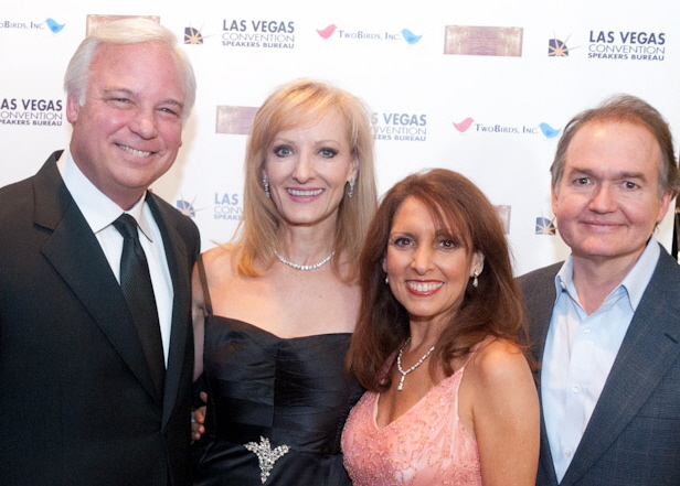 Jack Canfield, Robin Jay, Marci Shimoff, & John Gray on the red carpet at the premiere of 
