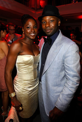 Nelsan Ellis and Rutina Wesley at event of Tikras kraujas (2008)