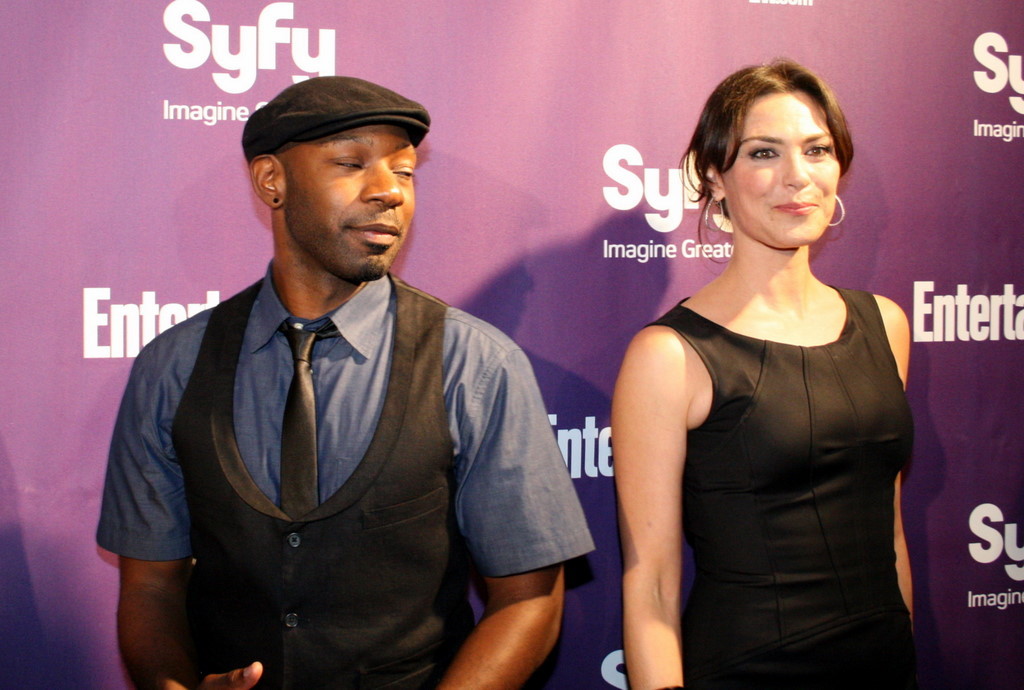 Michelle Forbes and Nelsan Ellis