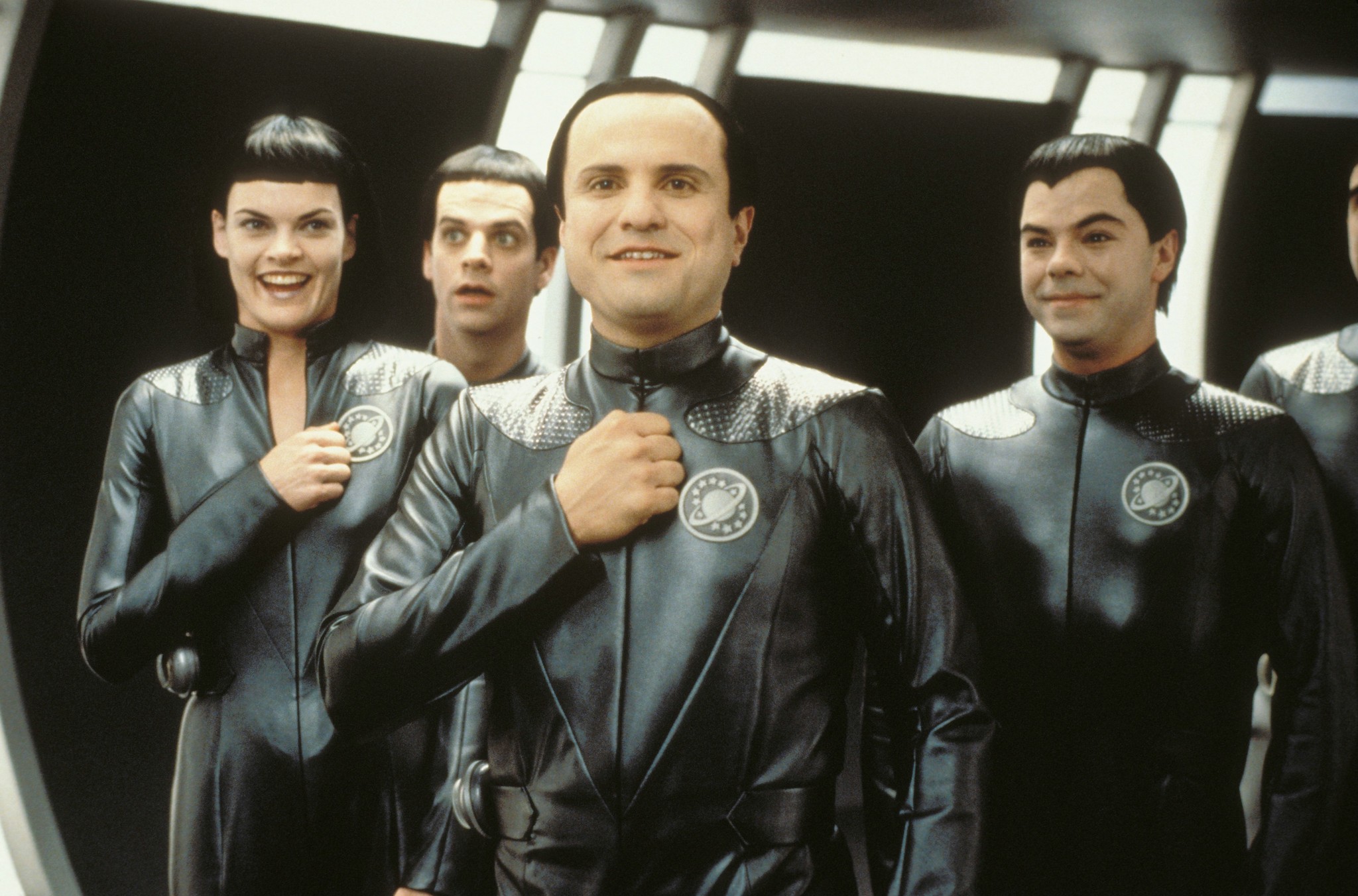Still of Patrick Breen, Enrico Colantoni, Missi Pyle and Jed Rees in Galaxy Quest (1999)