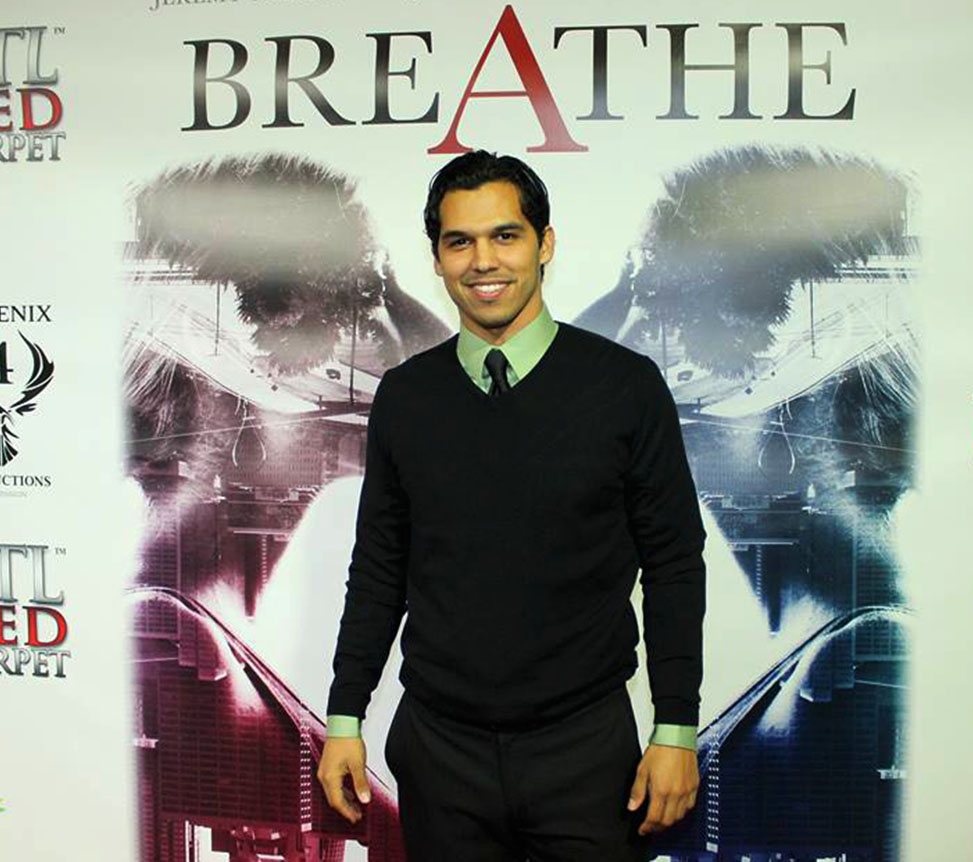 Moses Munoz at premiere of Breathe (2014)