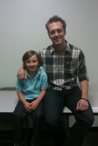 Cameron McIntyre with Ricky Fosheim, Director of That Side of a Shadow