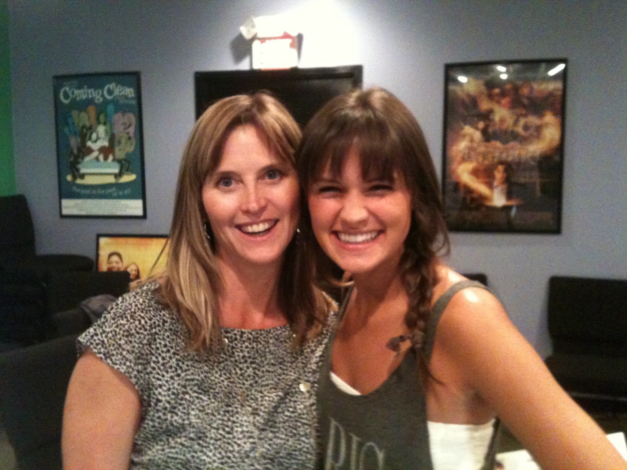 Kathryn with Actor Coach Crystal Carson