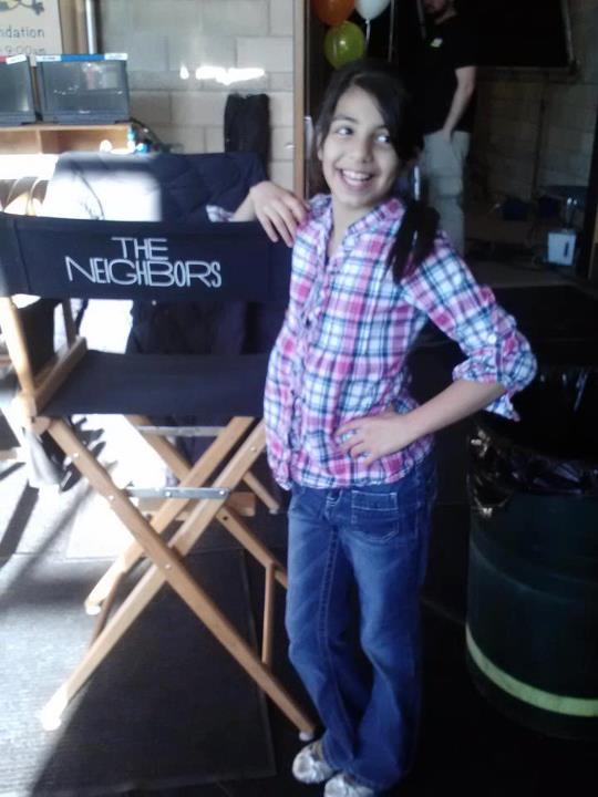 Me Filming on the TV show The Neighbors