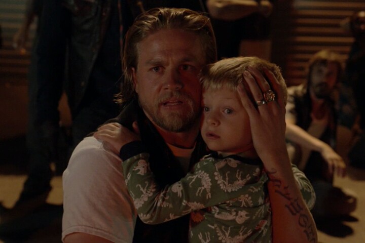 Charlie Hunnam and Evan Londo on Sons of Anarchy Season 6