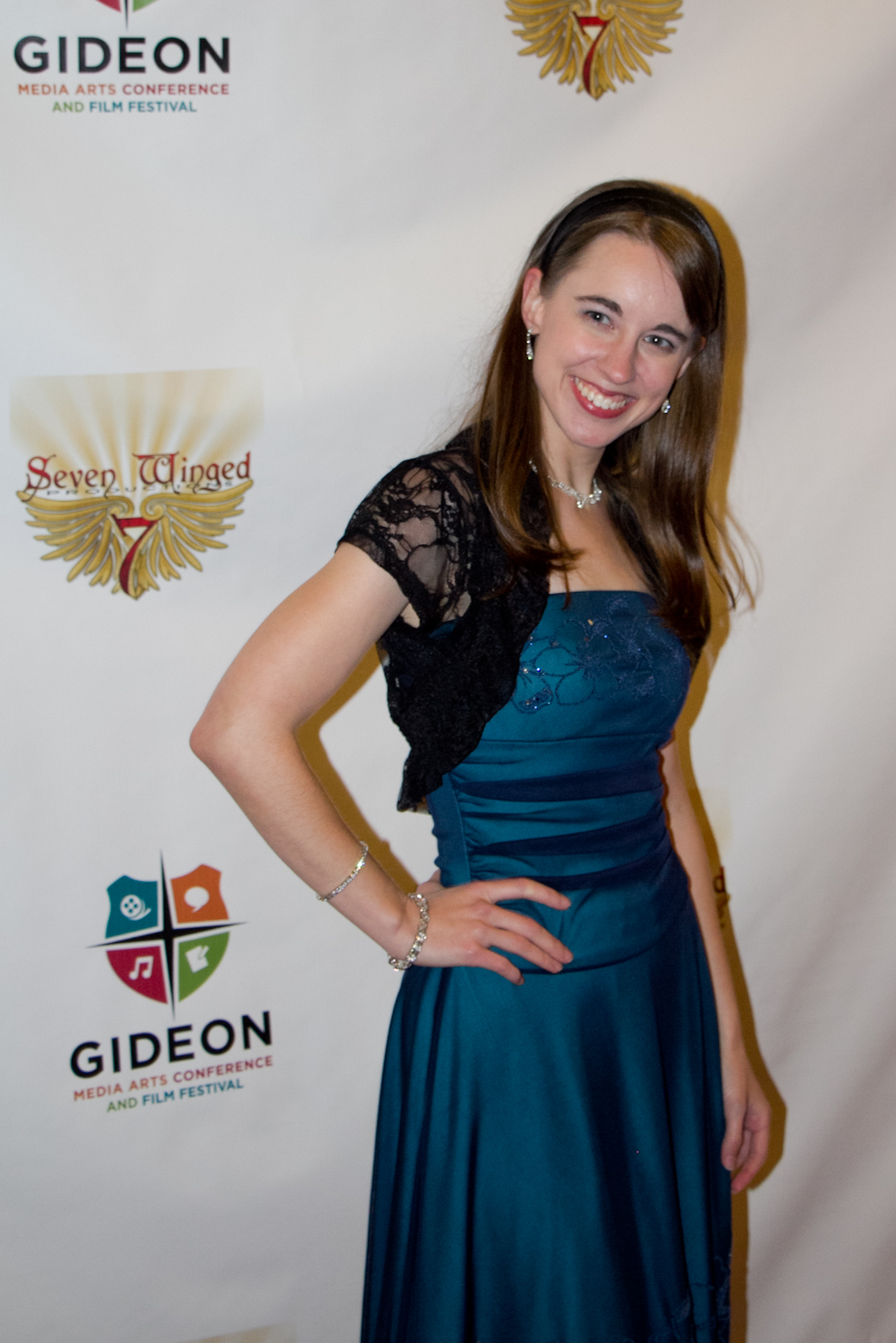 Stacey Bradshaw at the Gideon Media Arts Conference and Film Festival in Orlando, Florida.
