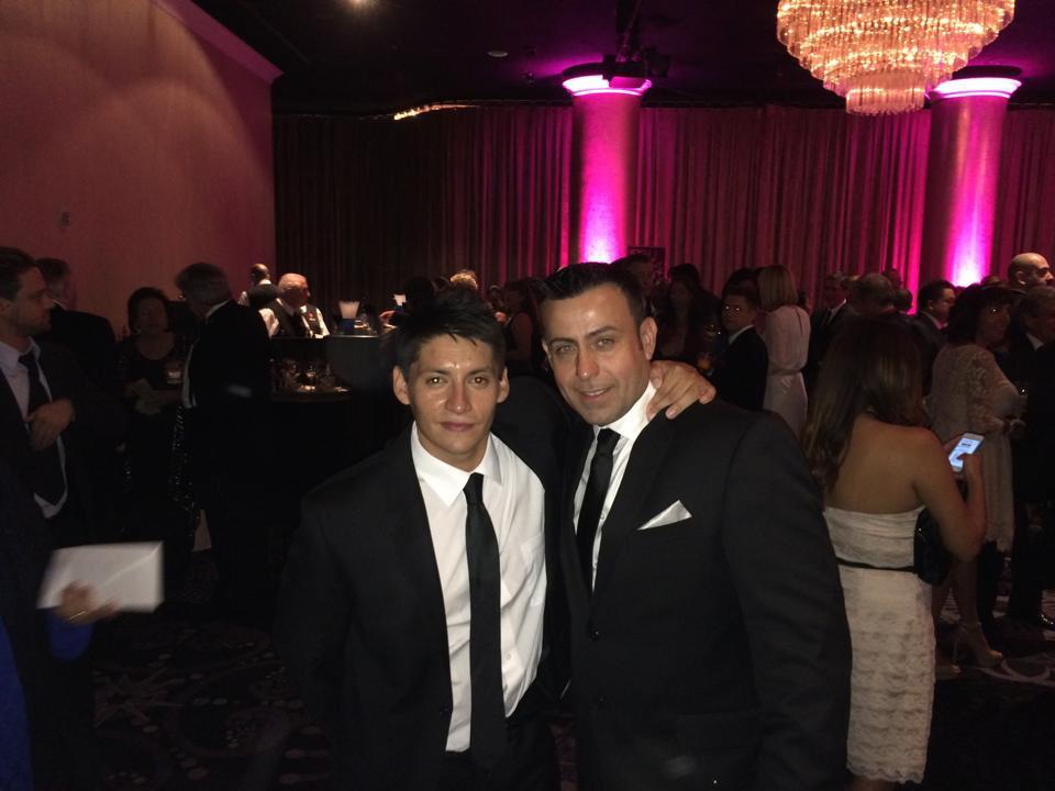 Thomas Pratts and I at The 2014 Imagen Awards. Beverly Hilton Hotel in Beverly Hills, CA.