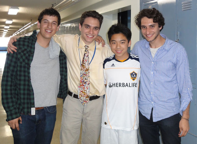 Austin Chandra, Will Eisenberg, Aaron Eisenberg and Michael Lewen in Eric Finley: Comment Counselor