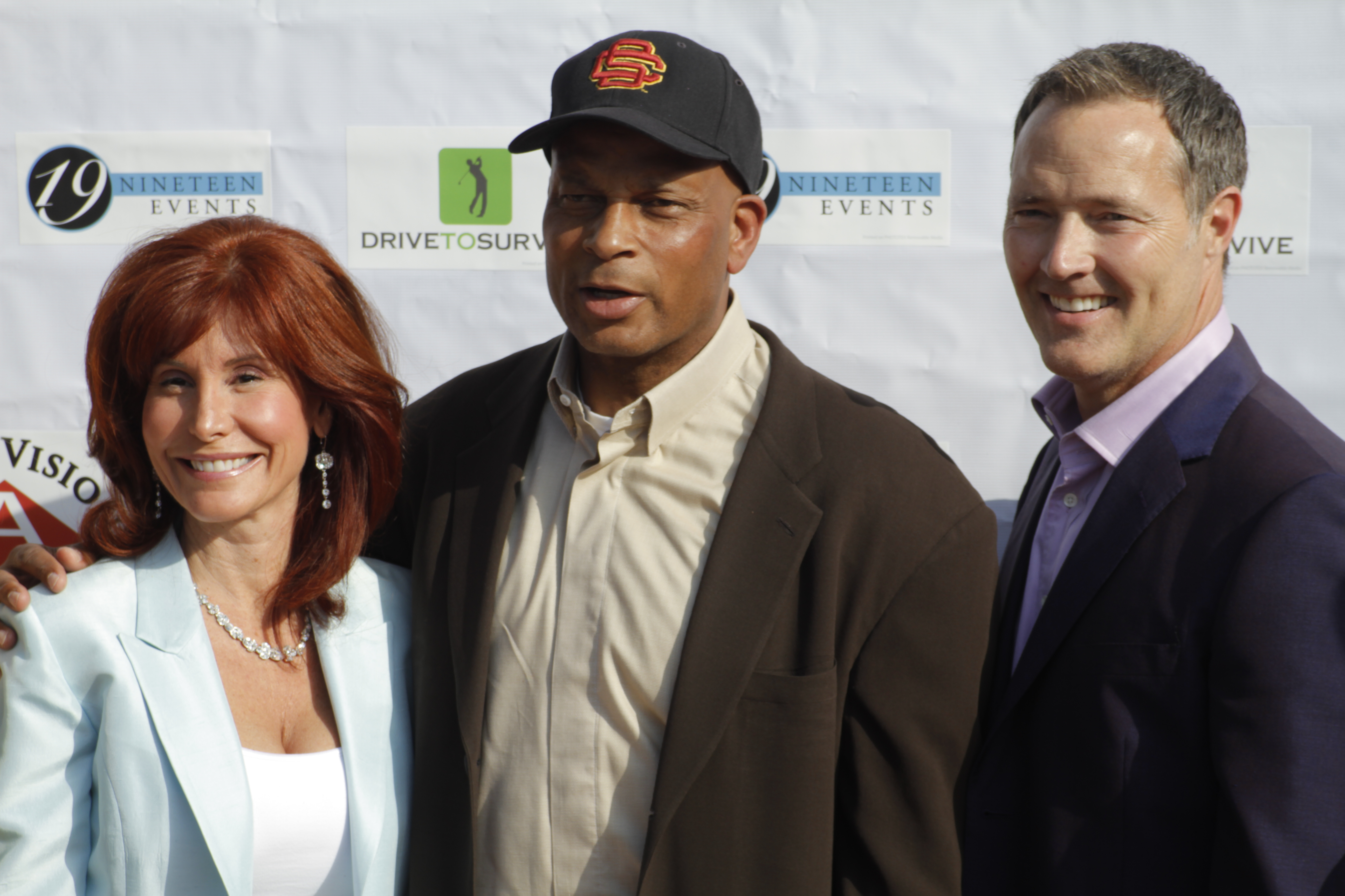 ...with the legend Ronnie Lott and Suzanne Delaurentiis
