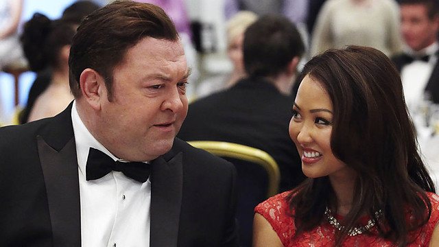 Elizabeth Tan with Mark Addy in The Syndicate BBC 1