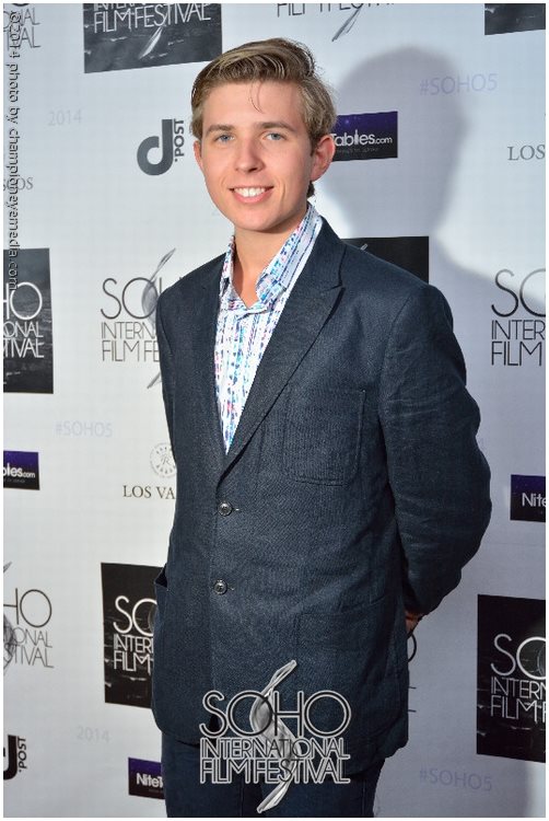 Blake Borcich at the 2014 SOHO International Film Festival, NYC.