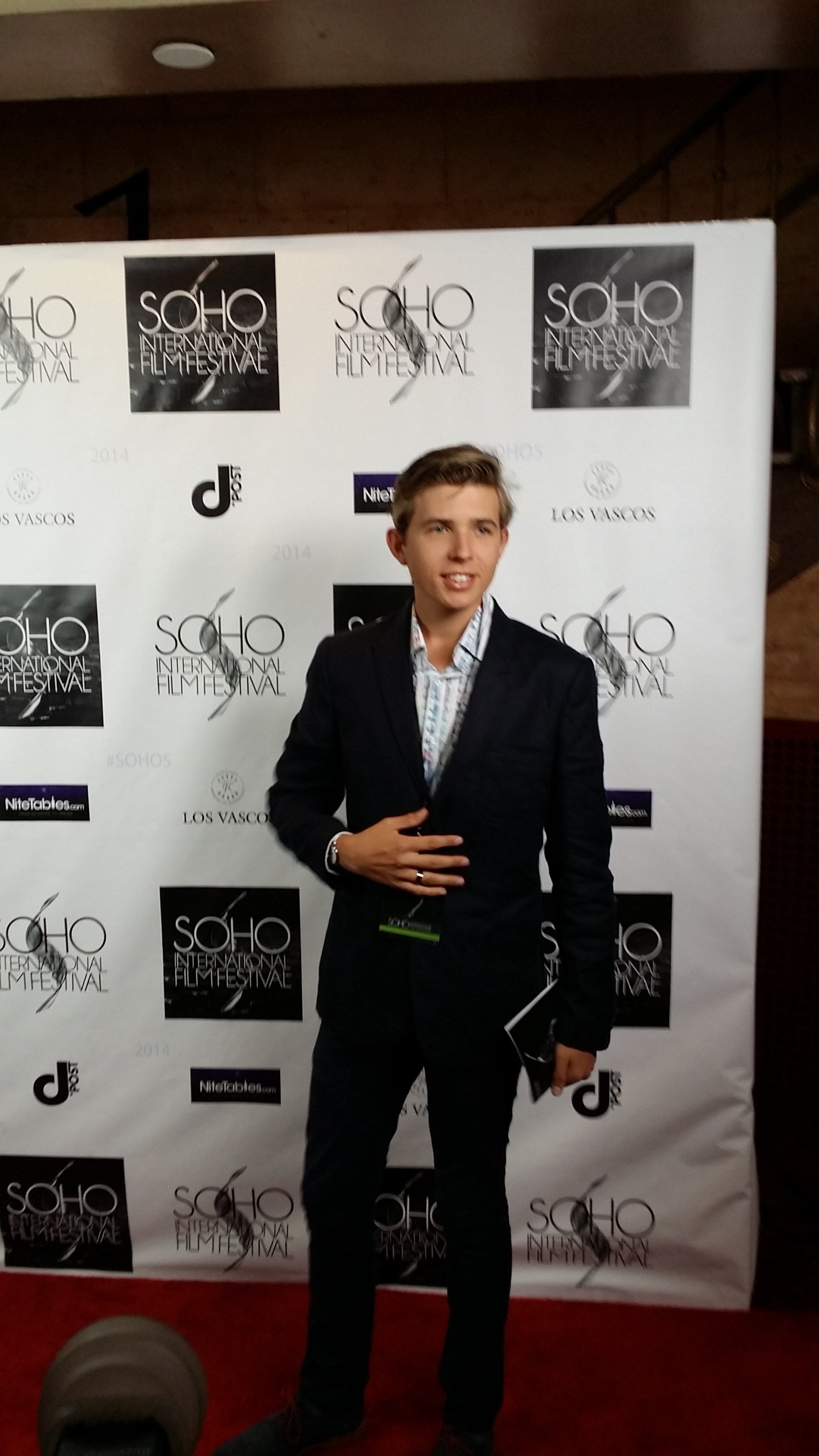 Blake Borcich at SOHO International Film Festival 2014 NYC