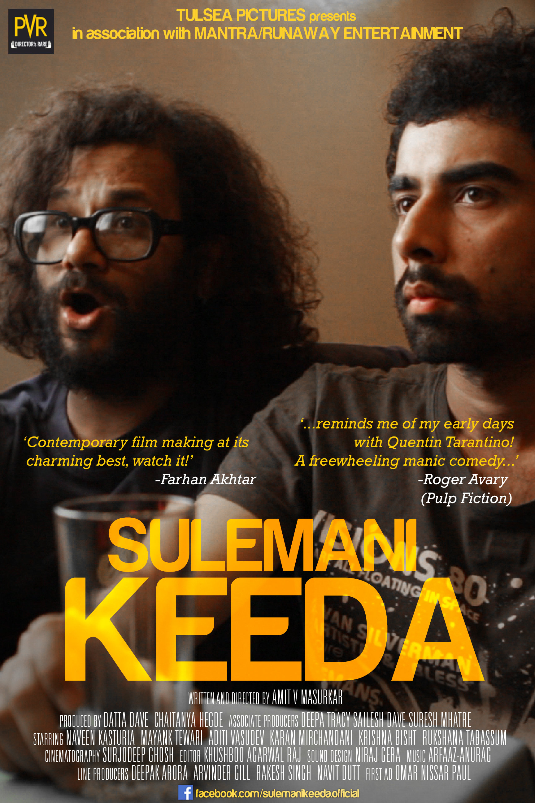 The Indian theatrical release poster of Sulemani Keeda
