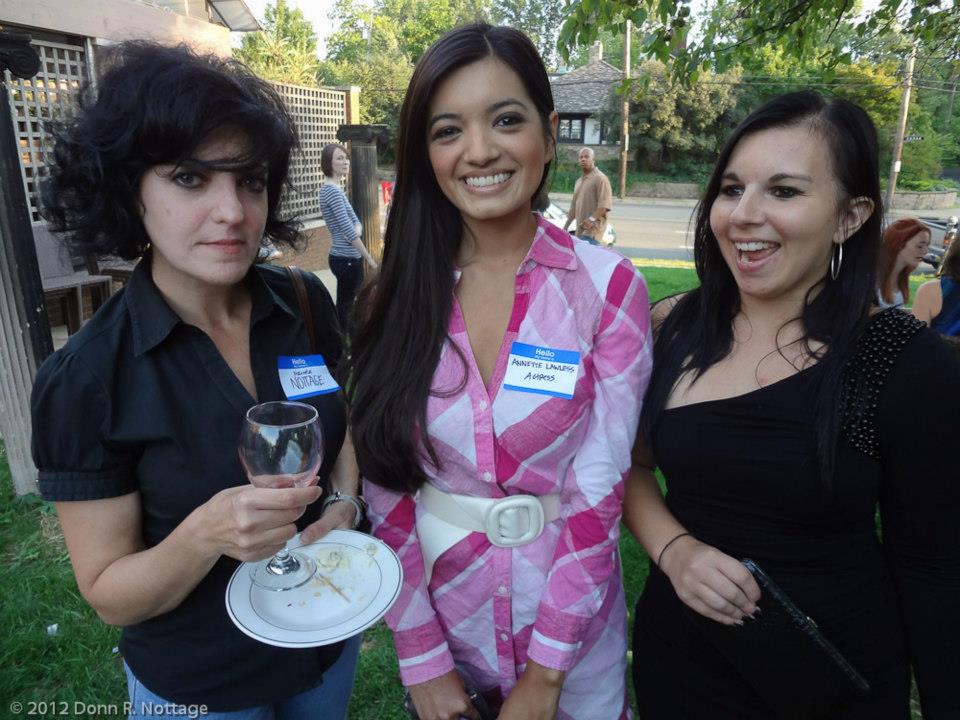 Greater Cleveland Film Commission Mixer. September 2012. From left to right: Renee Nottage, Annette Lawless and Lexie Muffet.