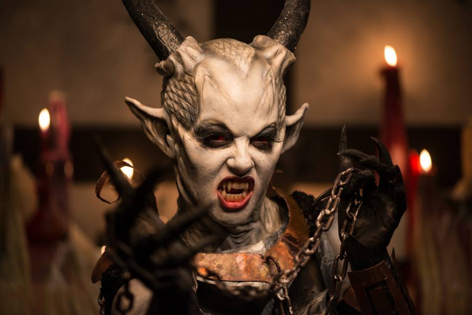 Amy Lia as Demon in Kiss the Devil in the Dark.