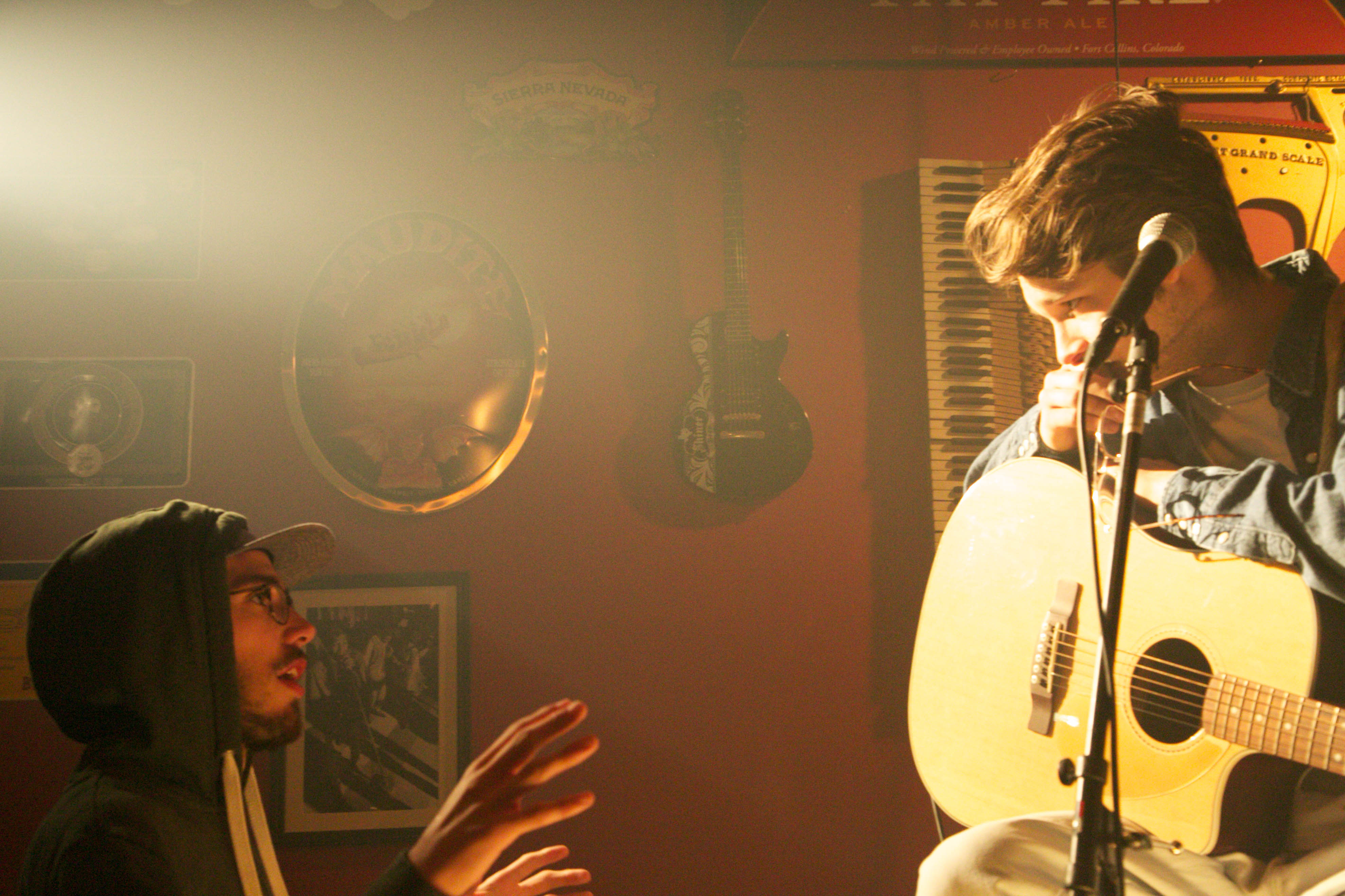 John TerEick and James Sisto on set of As the Crow Flies - 2015