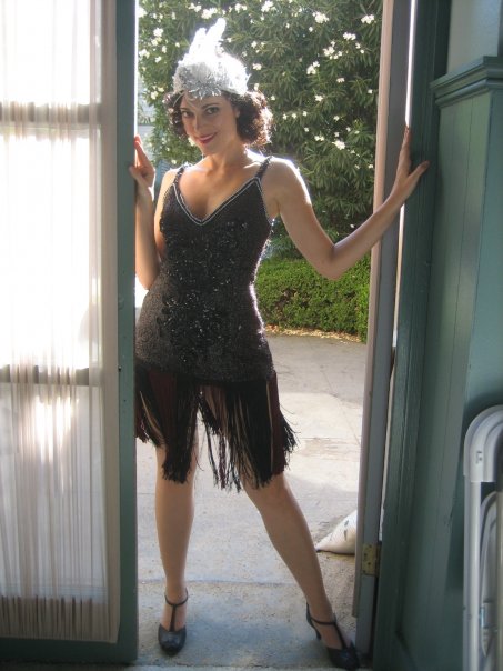 on the set of Terminator: the Sarah Connor Chronicles, 1920's Speakeasy Dancer,, October 2008