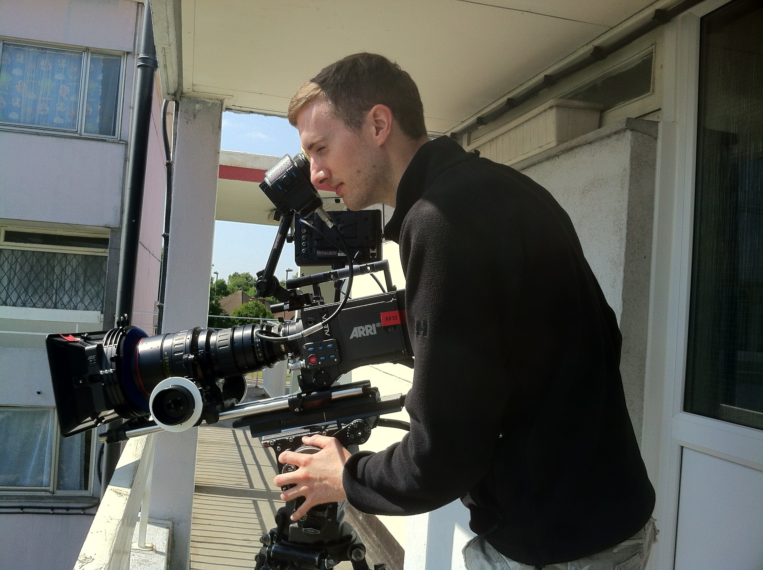 Michael Spry with the Arri Alexa on the set of Fear of Water