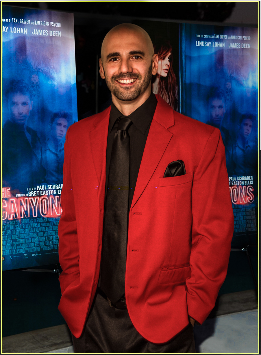 The Canyons cinematographer John DeFazio at the world Premier. Los Angeles, June 2013.