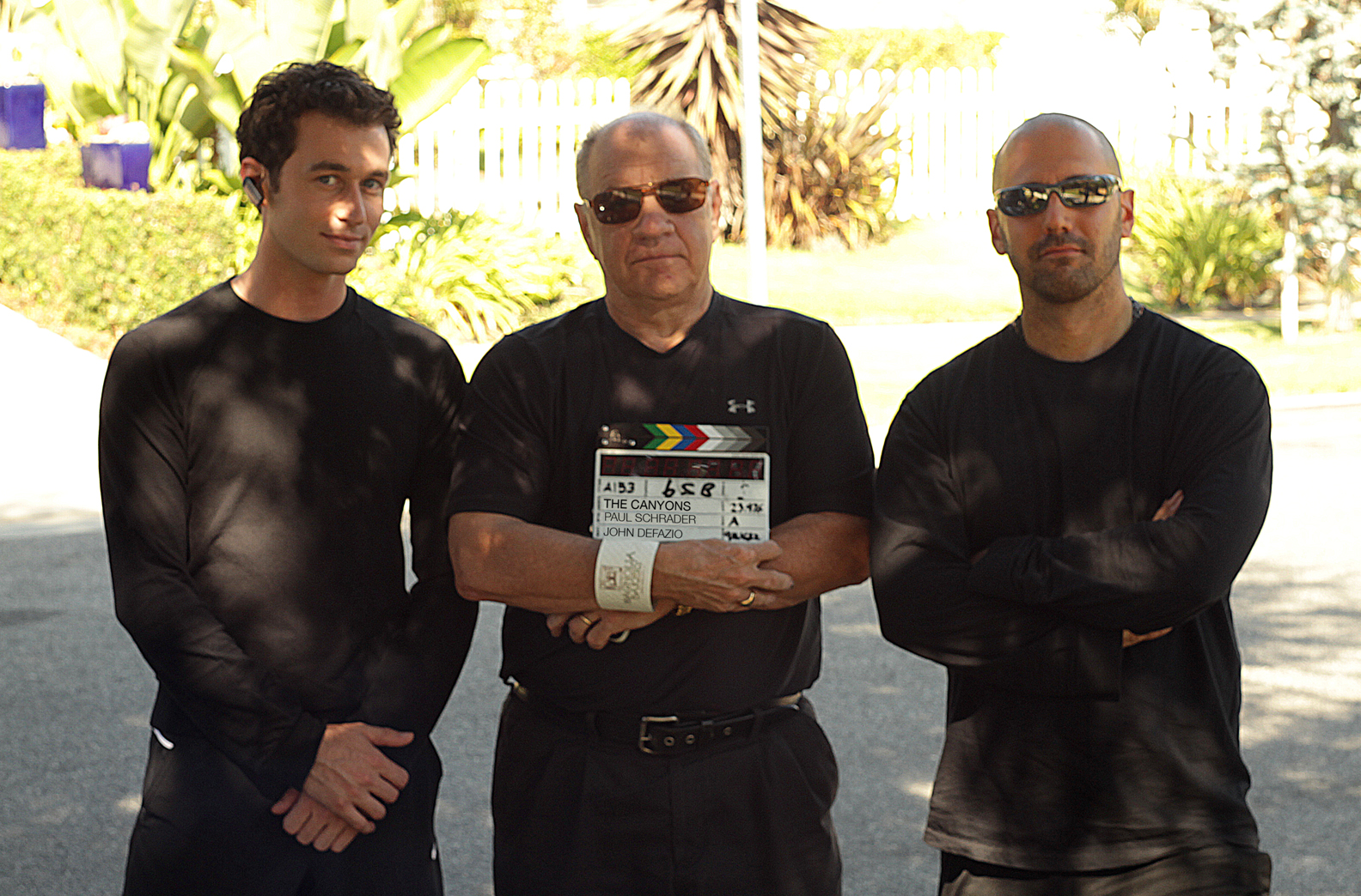 With The Canyons lead star James Deen and director Paul Schrader.