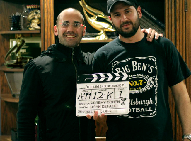 John DeFazio with director Jeremy Cohen.