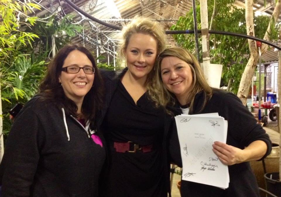 Dead Quiet Producer Sue Rhen, Executive Producer/Writer Helena Ellison, Producer Christie Palmer.