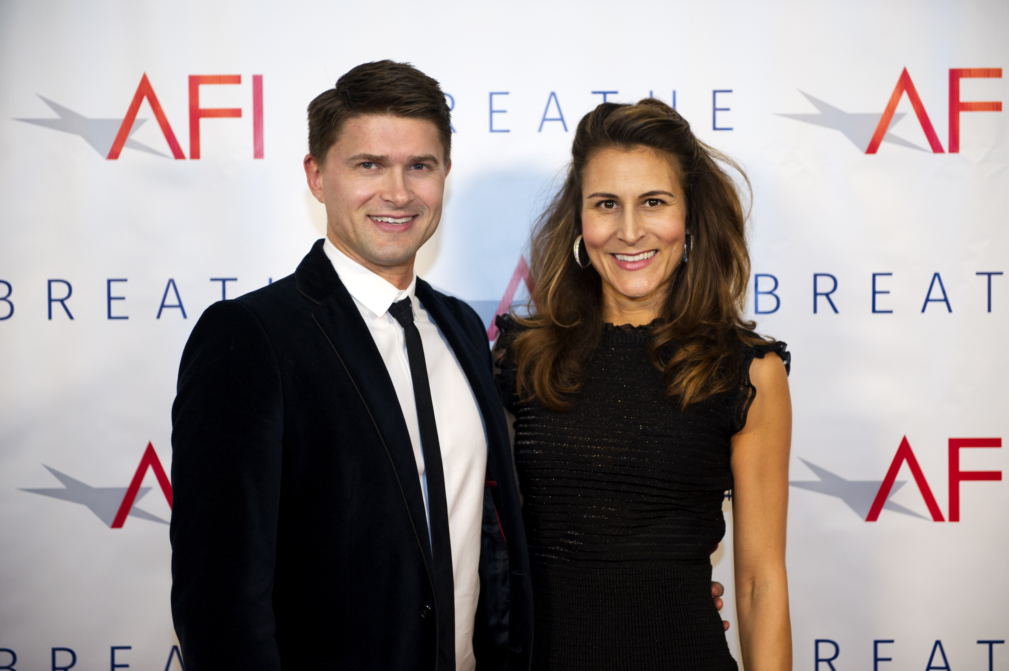Christina Dow (Producer) and Paul Kowalski (Writer/ Director), at the AFI Premiere of 