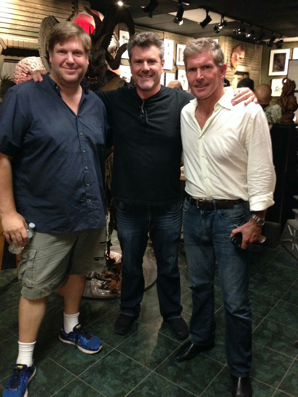 (from left) With David Hansen-Sturm & Director Alec Gillis @ ADI Studios.