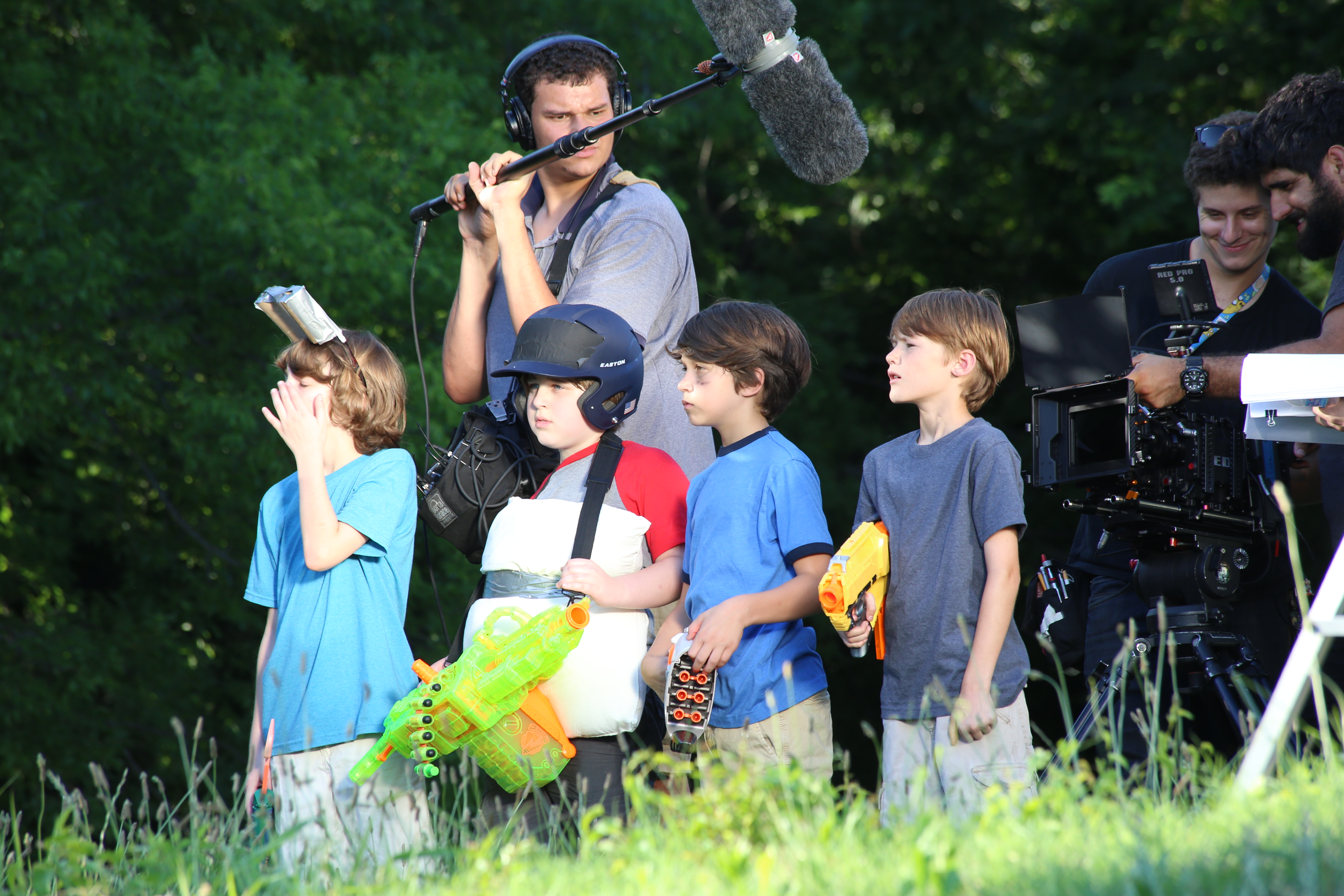 Still of Dylan DePaula, Toby Nichols, Cannon Borsage and Taylor Sacco in True Heroes