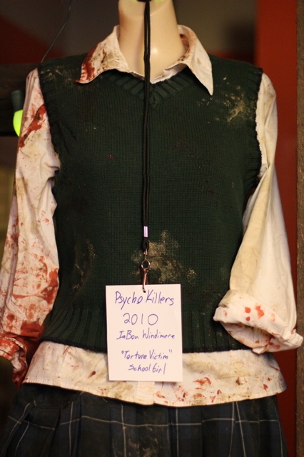 Costume documentation for Actress Iabou WIndimere's school girl uniform used in the movie 