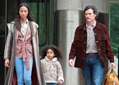 Still of Zoe Saldana, Mirabelle Lee and Billy Crudup in Blood Ties.