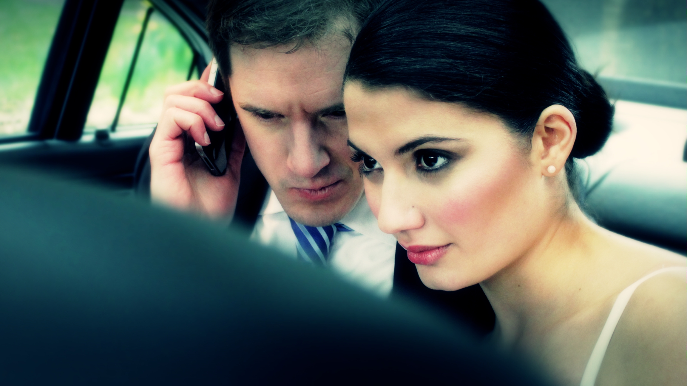 PR shot from 'The Wrong Date' with Martin Laurence and Andrea Vasiliou