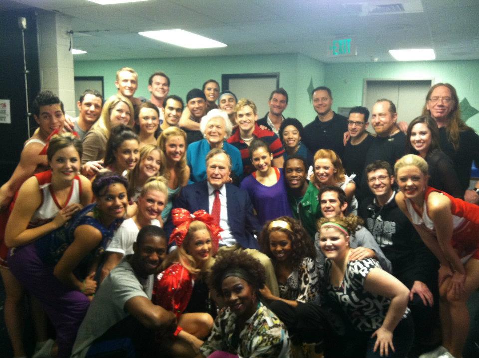 Bring It On the Musical Cast meets President George H. W. Bush