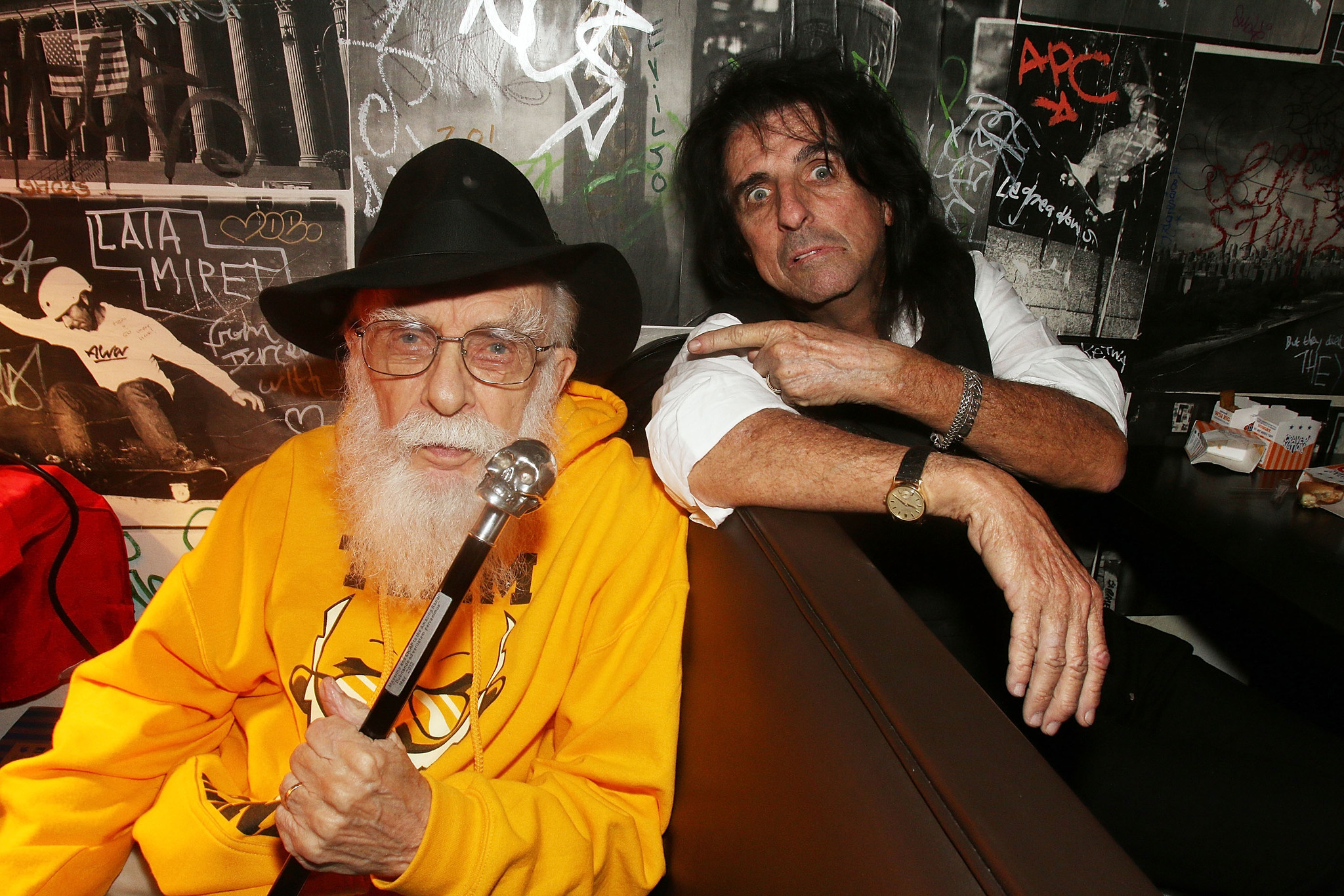 Alice Cooper and James Randi