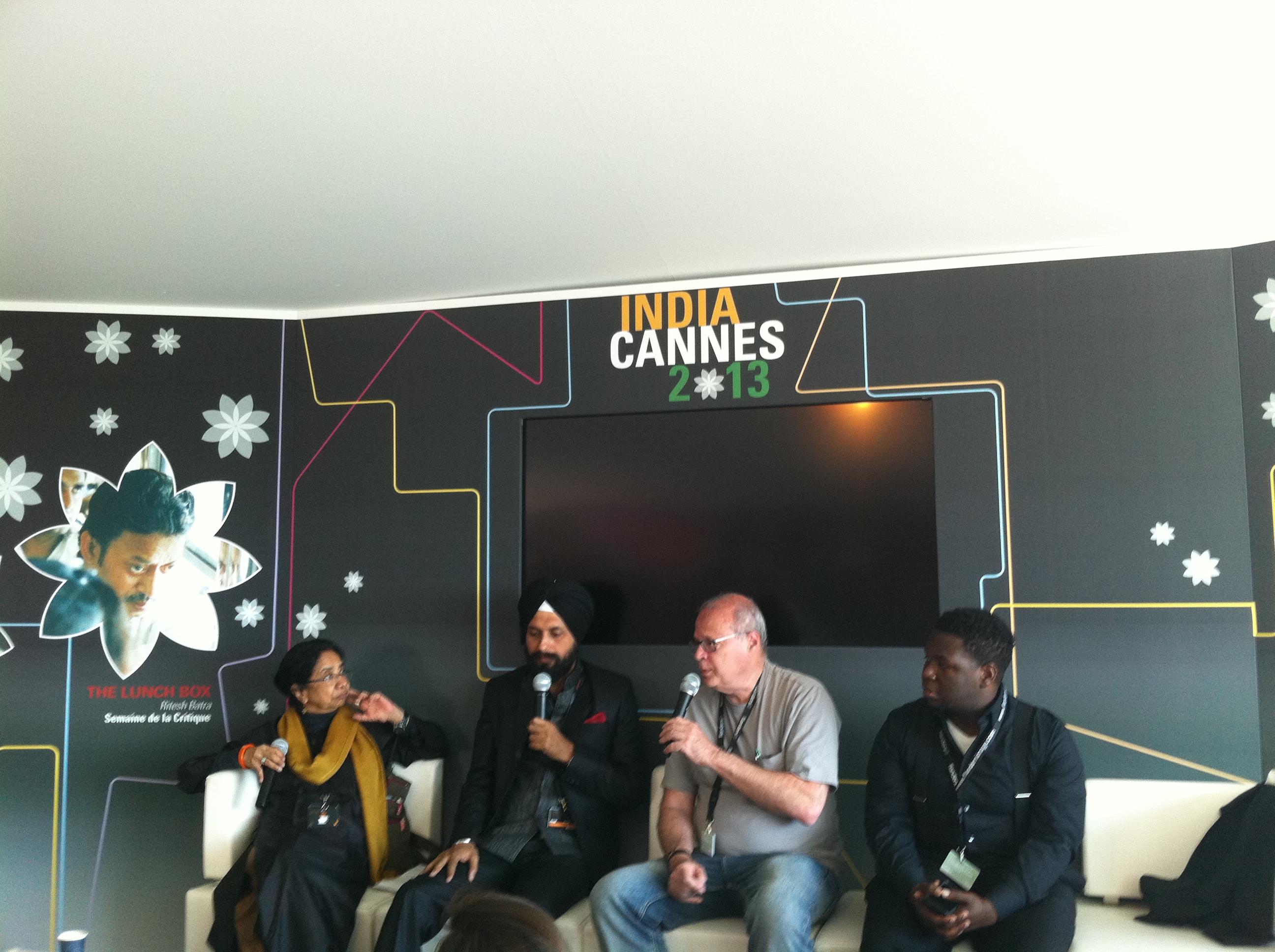 Cannes, Indian Pavilion, QnA.