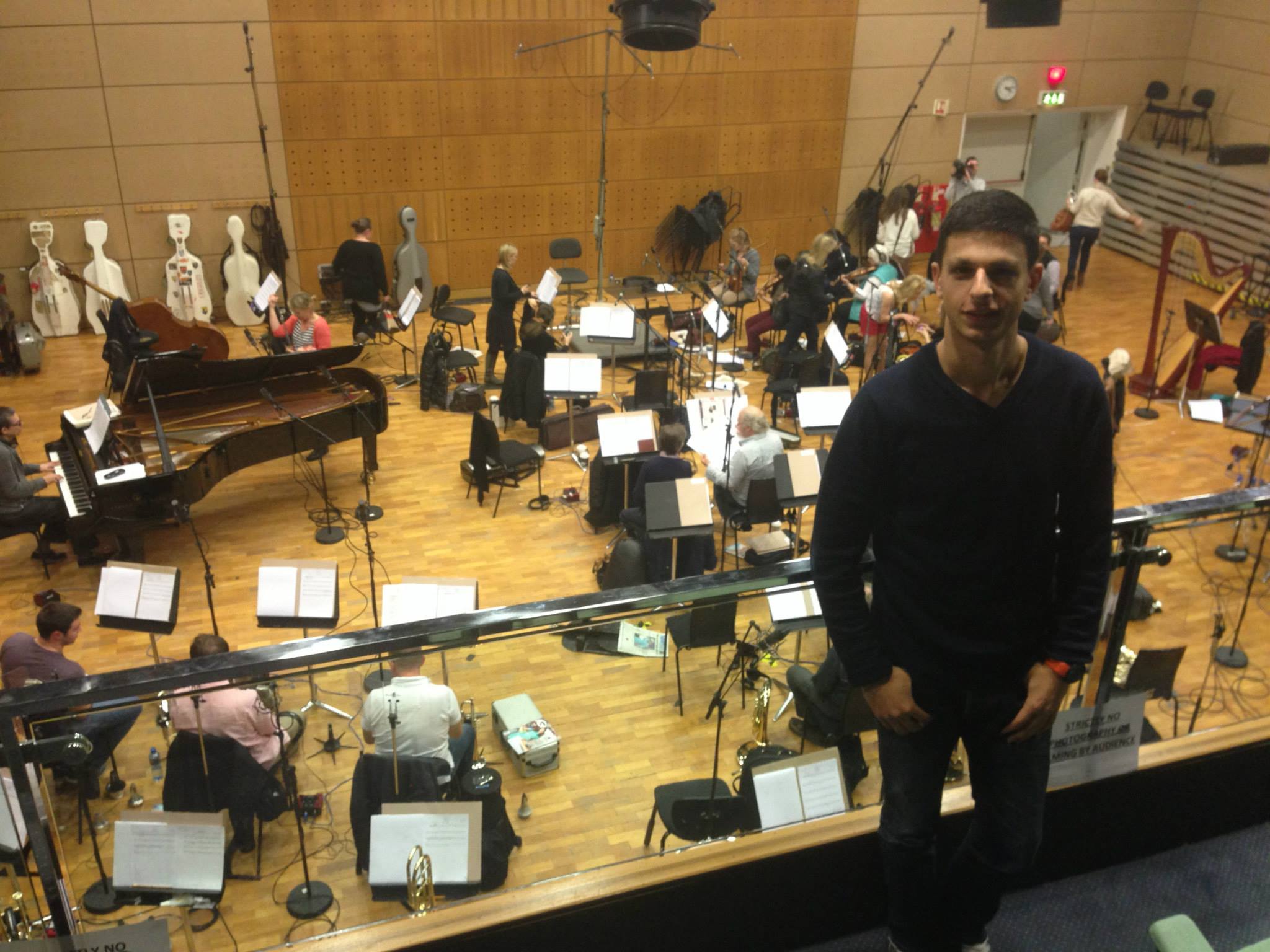 Stefan French, 'An Ode To Love' Scoring Session, RTE Studio 1
