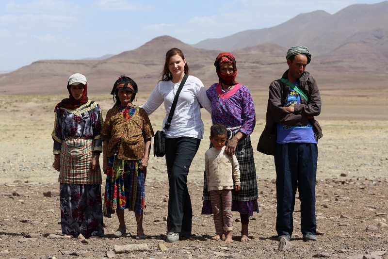 Melanie presents TV Series Planet of Love in the Atlas Mountains in Morocco