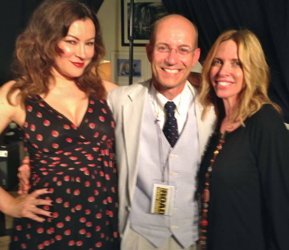 Blunt Force actor Jennifer Tilly,Director Scott Alan Smith and playwright Shanti Reinhardt at Road Theatre Company Summer Playwrights Festival 4 2013.