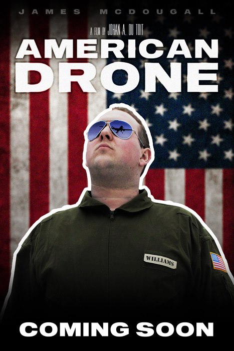 Poster for AlterSpec Films award winning short film 'American Drone'.