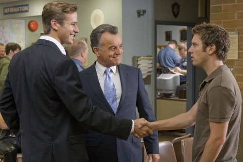 Still of Bret Harrison, Ray Wise and Armie Hammer in Reaper (2007)