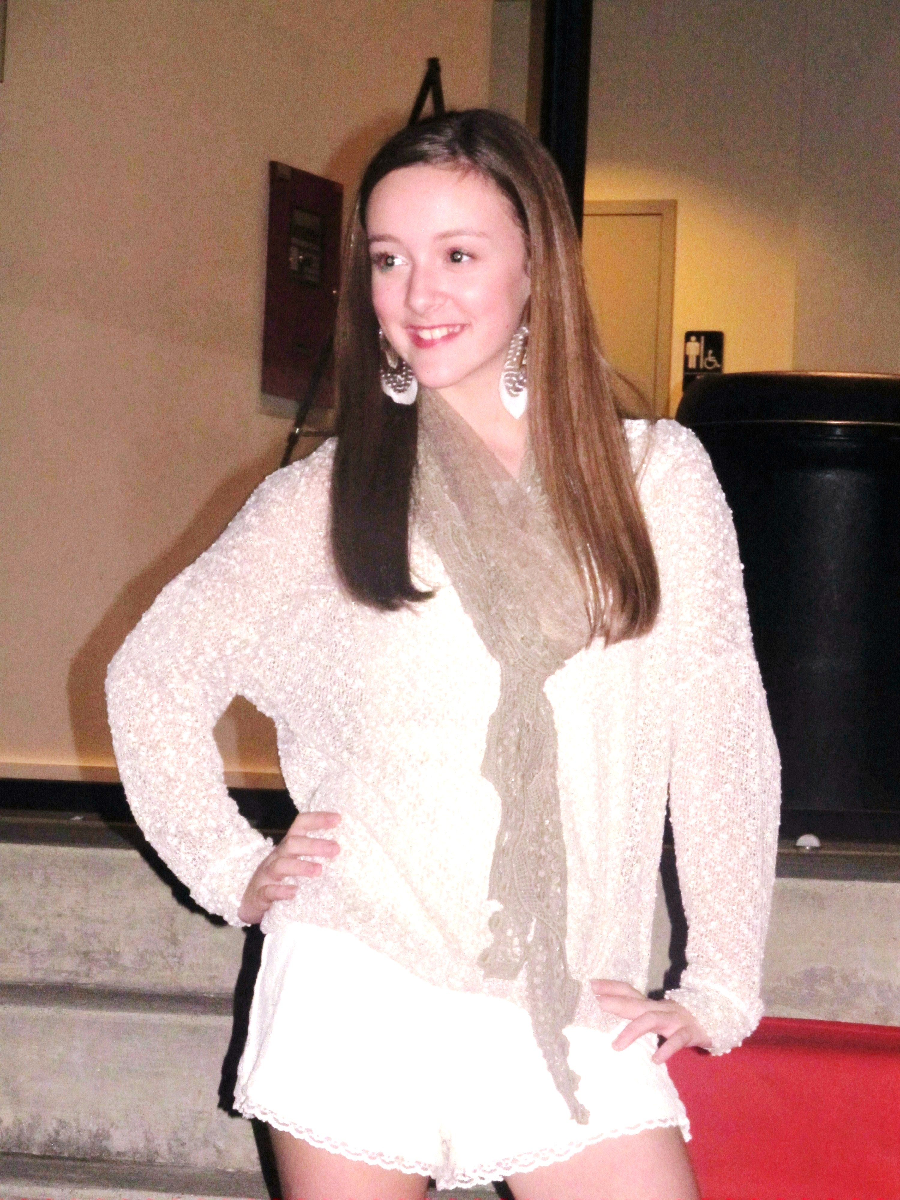 Morgan walking the red carpet at a video premiere in late 2011