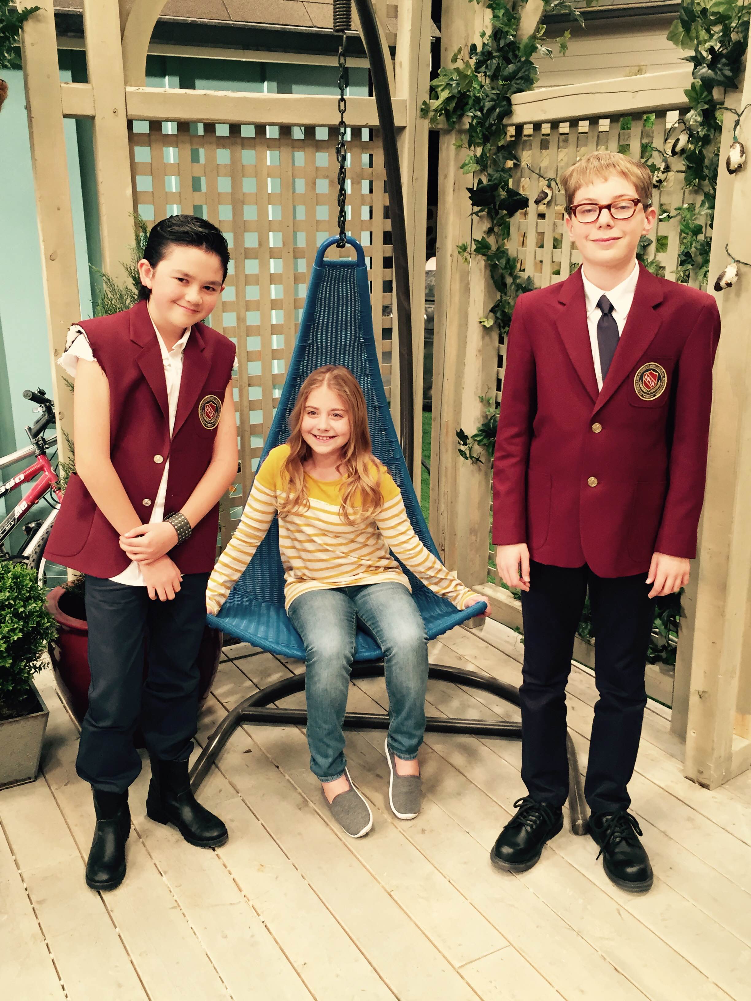 Alex Thorne (as Norbert) with Madison Ferguson and Tate Yap on The Stanley Dynamic, 2015/2016
