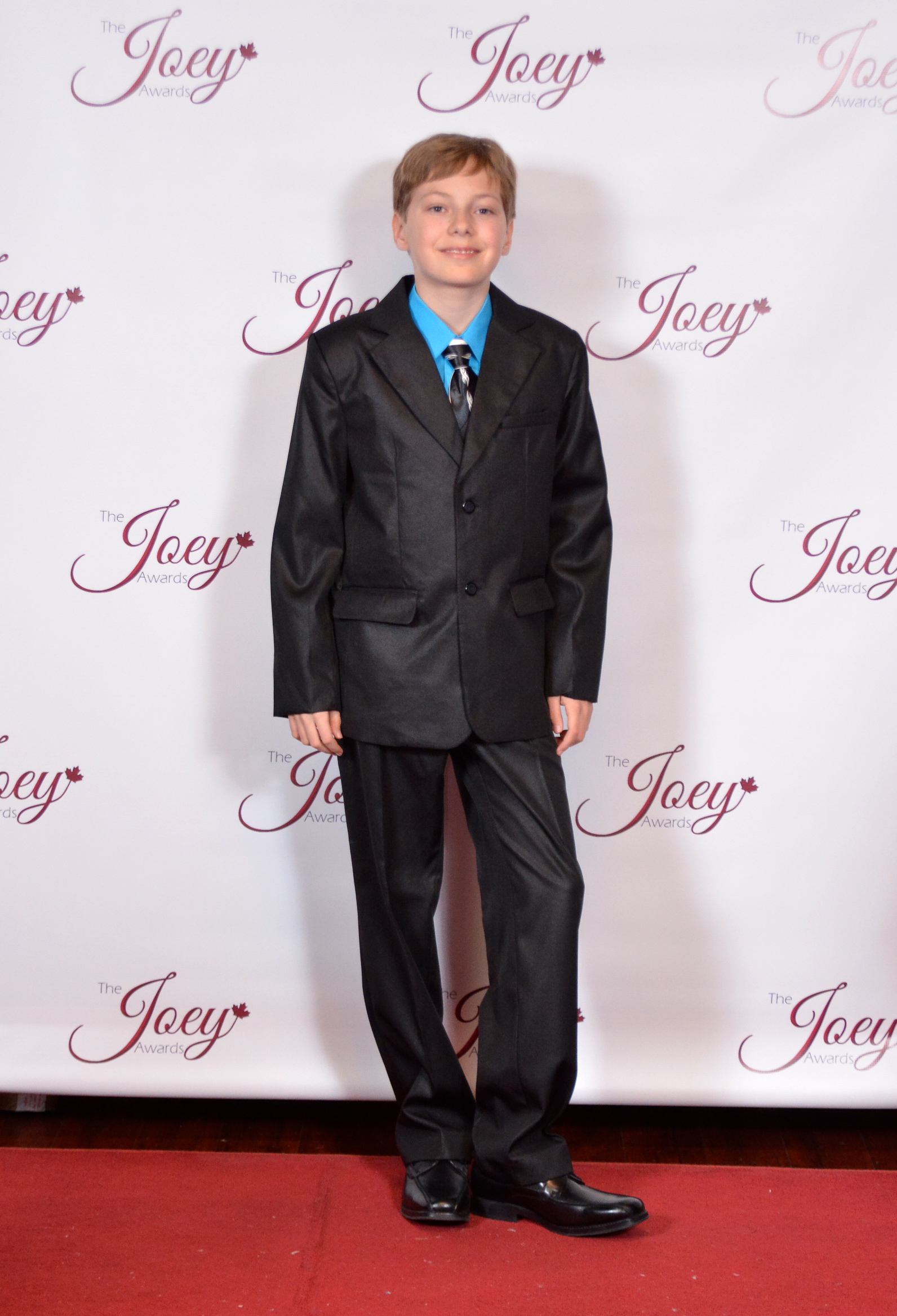 Alex on the red carpet at the 2014 Joey Awards in Vancouver