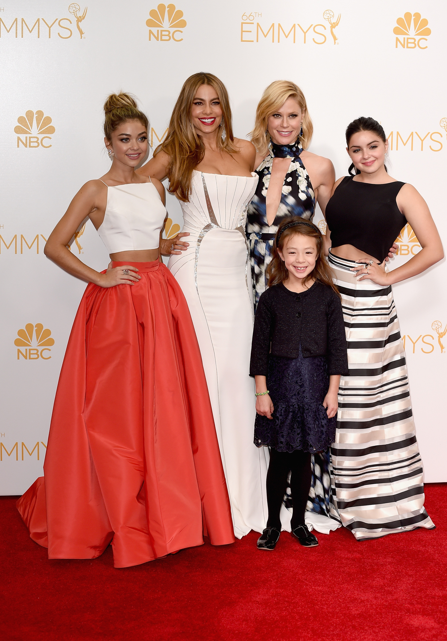 Sofía Vergara, Julie Bowen, Sarah Hyland, Ariel Winter and Aubrey Anderson-Emmons at event of The 66th Primetime Emmy Awards (2014)