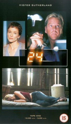 Kiefer Sutherland, Elisha Cuthbert and Leslie Hope in 24 (2001)