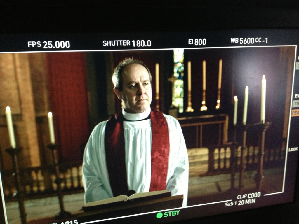 Mark Davison as the Vicar in 